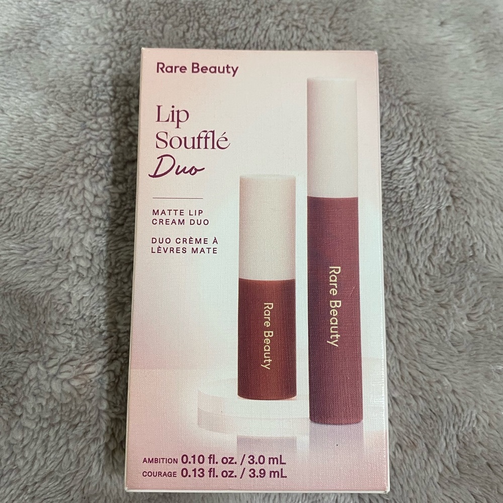 Rare Beauty Lip Soufflé duo Mayte lip cream duo